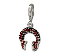 Charm Per Cuffie Silberdream Swarovski Elements 925 Argento Pendente GSC211
