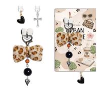 Charm per Kindle, robuste e graziose catene per e-reader, braccialetti Kindle in metallo non ossidante, decorazione resistente antigraffio per gli amanti dei libri, multiuso come ciondolo staccabile