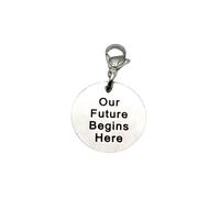 Charm Personalizzato Clip-On Per Donne Ragazze Uomini Unisex Inciso Su Misura