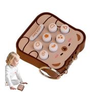 Charm portachiavi borsa a mano, giocattolo sensoriale tortora da colpire - decorazioni luminose borsa riduzione stress regalo compleanno adulti casa, stile C, Se référer au descriptif