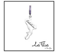 Charm regione Calabria Italia ciondolo pendente in argento 925 - Les Folies