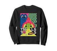 Charm retrò con Scritta Good Luck Trolls Felpa
