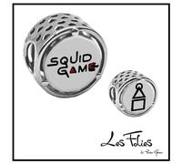 Charm Squid Game logo serie Tv ciondolo pendente in argento 925 - Les Folies