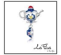 Charm Teiera Tazza Bella e la Bestia argento 925 - Les Folies