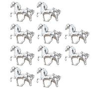 Charm Unghie,10 Pezzi per Manicure a Forma di Cavallo,Decorazioni Cellulari - per Artisti Spose Feste Eventi Speciali Principianti Amanti della Bellezza Studenti Donne Ragazze Casa