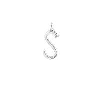 Charm Unisex bañado en Plata y/o Oro, inspirado en El icónico clavo de UNOde50 con Forma de letra. Puede combinarse con cadenas con diferentes tamaños y volúmenes.