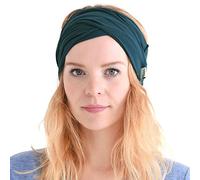 CHARM Uomo elastico bandana Fascia Per Capelli giapponese lungo capelli dreads testa incarto B-Green
