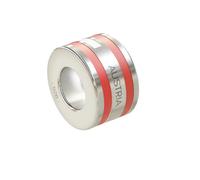 Charm Viaggi AUSTRIA con Nome dello Stato Austria e Colore della Bandiera Austriaca - Compatibile con Tutte le Marche - Made in Italy - Charm per Bracciali e Collane in Argento 925 (Austria)