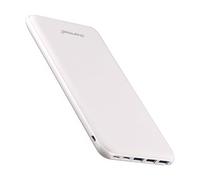 Charmast Power Bank 26800mAh, Caricatore Portatile USB C Powerbank Batteria Ultra Sottile con 3 Ingresso & 4 Uscita Compatibile con iPhone Samsung Huawei Xiaomi HONOR Smartphone Tablet (Bianco)