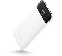 Charmast W1056 Power Bank 10400mAh, USB C caricatore portatile con LED