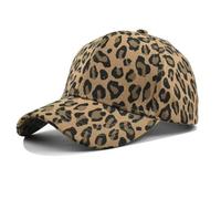 CharmBurst Baseball cap Regolabile, Cappello Donna Leoprint con Snapback, Cappello Trucker per L'Estate, Cappy con Visiera Leo Print, Cappellino da Baseball Stile Outdoor Basecap