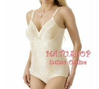 CHARME 1811 Body Modellatore Contenitivo Senza Ferretto Coppa C Lavoro Jacquard