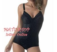 CHARME 1811 Body Modellatore Contenitivo Senza Ferretto Coppa C Lavoro Jacquard