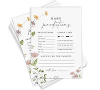 CHarmeFleur 30 carte di previsione e consigli per i nuovi genitori, divertenti giochi per baby shower per bambini o ragazze