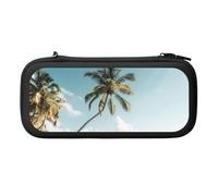 CHARMERM Bianco Beach Eva Sacchetto di Immagazzinaggio Per Il Gioco Duro Viaggio di Stoccaggio Messenger Bag Per Console Pro Controller Accessori, Nero, One Size, Art Deco