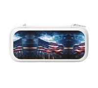 CHARMERM Borsa americana in EVA per giochi, contenitore duro da viaggio, borsa corriere per console Pro Controller, Accessori, Bianco, Taglia unica, Art-Deco, bianco, taglia unica, Art Deco