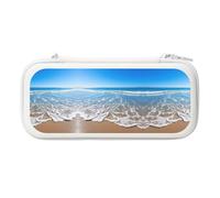 CHARMERM Borsa rigida per giochi da spiaggia, borsa da trasporto per console accessori per controller Pro, bianco, taglia unica, art deco, bianco., taglia unica, Art Deco, Bianco, taglia unica, Art