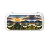 CHARMERM Parco Nazionale Eva Sacchetto di Immagazzinaggio Per Il Gioco Duro Viaggio di Stoccaggio Messenger Bag Per Console Pro, Bianco, One Size, Art Deco