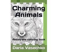 Charming Animals: Antistress coloring book