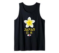 Charming Beauty of Japan Tropical Flower Frangipani Graphic Canotta