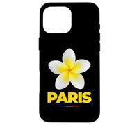 Charming Beauty of Paris France Tropical Flower Frangipani Custodia per iPhone 16 Pro Max