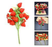 Charming Centrotavola Fragola in Schiuma per Set Tavolo Casale Confezione da 2