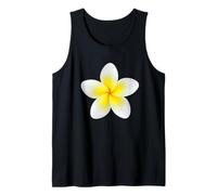 Charming Cute Tropical Flower Frangipani Yellow Flower Canotta
