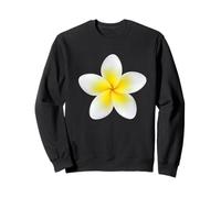 Charming Cute Tropical Flower Frangipani Yellow Flower Felpa