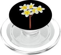 Charming Cute Tropical flower Frangipani Yellow Flower PopSockets PopGrip per MagSafe