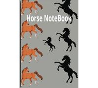 Charming Horse Notebook: A Cute Lined Journal - The Perfect Gift for Horse and Pony Lovers | Grey Paperback