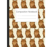 Charming Maine Coon Cat Composition Notebook: A Cute Feline Themed Journal for Cat Lovers to Use for School Notes, Work, or Creative Writing