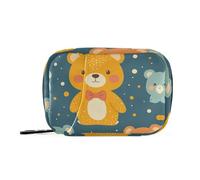 Charming orsacchiotto orso borsa medica borsa con scomparti rimovibili borsa da viaggio riutilizzabile borsa da viaggio