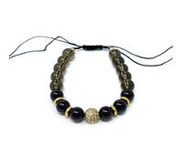 Charming Shark Flow State - Braccialetto dell'amicizia in stile boho, regolabile, stile spiaggia, regalo per donne e ragazze, Perla Pietra