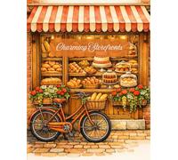 Charming Storefronts Coloring Book: An Intricate Adult Coloring Book featuring Bakeries, Bookstores, Flower Shops, and Cozy Street Scenes for Relaxation