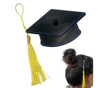 Charming Tassel Hair Clip - Mini-Graduation Hair Accessory Pin, Clip Fastening Hold, Alloy Frame Structure Grip, Accessory Styling Piece, Hairs Decoration for Ceremony Parties Daily