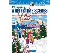 Charming Wintertime Scenes Color by Number