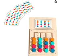 CHARMNAIL Gioco di Memoria in Legno per Anziani, 12 Carte per Allenare la Mente, Giochi per la Demenza Senile e Stimolazione Cognitiva, Design Sicuro