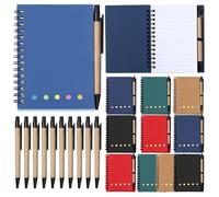 CHARMNAIL Set da 10 Taccuini a Spirale e Penne Motivazionali, Block Notes Tascabili con Citazioni per Team, Regalo di Ringraziamento per Colleghi, Addio o Festività