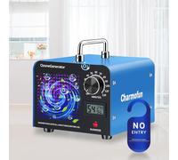 Charmofun Generatore di Ozono Professionale 60000mg/h, Ozonizzatore Industriale per 300㎡, Macchina Ozono Alta Capacità O3, Generatore Ozono per Odori di Casa Auto Fumo Animali (Blu)