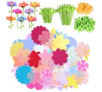 Charmofun Il Laboratorio dei Fiori, Kit Artigianale con Macchina per la Produzione di Fiori Bambini, Regalo Giocattoli Creativo per Bambina 4 5 6 7 8+ Anni (Refill)