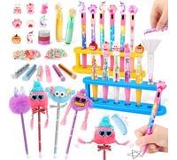 Charmofun Kit Creativo per Creare Penne, Laboratorio delle Penne Personalizzate, Set di Pennes Creare Fai da te, Fabbrica delle Pen, Lavoretti Creativi per Bambini (Edizione Standard)