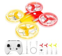 Charmofun Mini Drone Giocattolo per Bambini, Drone Telecomandato con 4 Effetti Luci Led, Droni per Principianti con Capriole a 360°, 3 Batterie, Regali per Bambini e Bambine 6 7 8 9 10+ Anni
