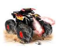 Charmofun Monster Truck Telecomandato, 2.4GHz Anfibio Macchina Telecomandata con Luce LED, Auto Telecomandata 1:16, 4WD RC Auto con Spruzzatore per bambini sopra gli 8 anni