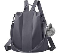 Charmore Zaino da Donna Antifurto Borse Nylon impermeabile Daypack Spalla per Viaggio Lavoro Scuola…