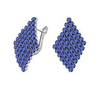 Charms Ear Stud Hoop Earrings Silver Plated Lady Banquet Wedding Jewelry Nice processing