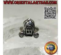Charms in argento in argento 925‰ , la carrozza