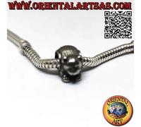 Charms in argento in argento 925‰ , la chiave con quadrifoglio (pendente)