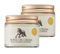 Charmzone Horse Oil Cream Real Golden Complex 70 ml x 2 pezzi set K-Beauty An...