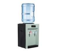 Charocean Distributore di acqua elettrica da 550 W, con raffreddamento, a freddo, caldo, mini distributore d'acqua per la casa, 220 V, erogatore di acqua fredda (nero e verde)