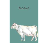 Charolais Cow Notebook. A5/6"x9"/150 Lined Pages/Paperback. Record Keeping Notebook for Farmers. Farming Gifts. Farm Animal Notebooks. Notebooks for Cow Lover's. Cow Journals and Diaries.